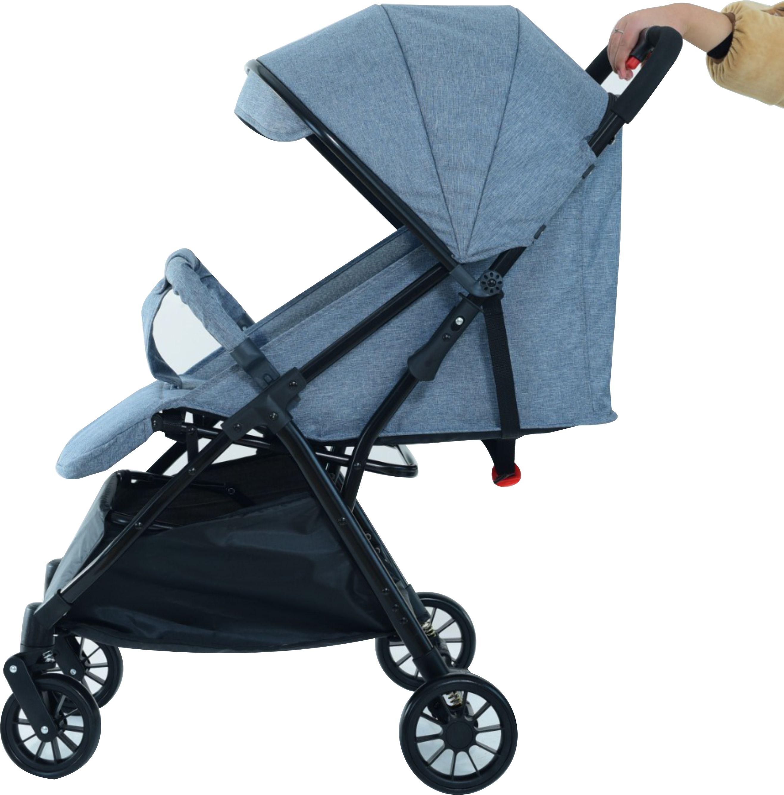 look mama Baby Stroller, Traveling Strollers, Easy Auto Folding Mechanism with canopy Stroller-picture-22