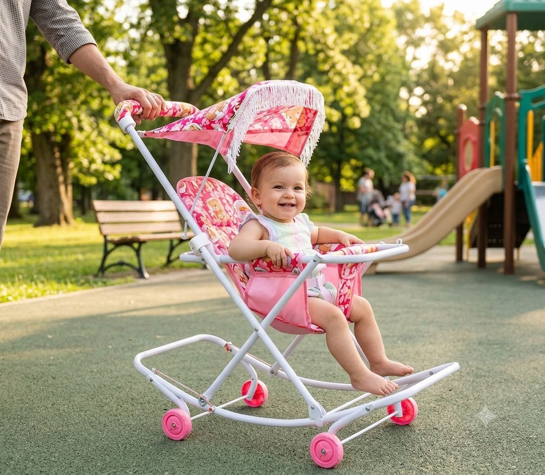 maaluv Baby Stroller cum Swing Stroller-picture-15