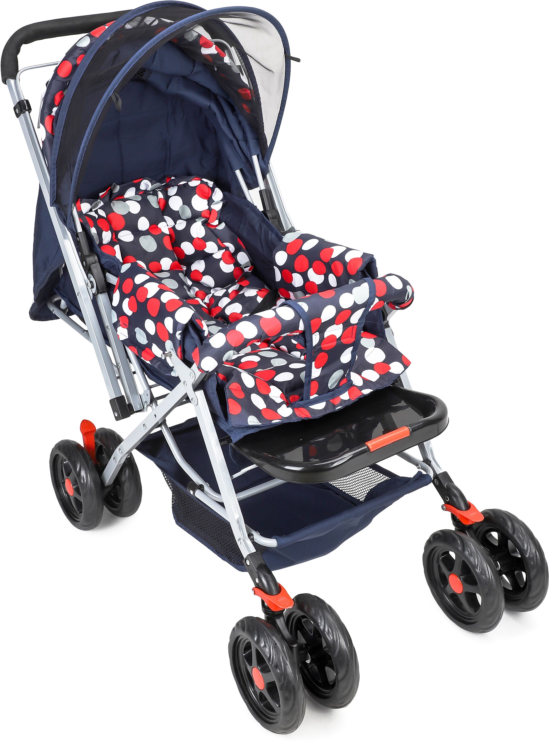 mlu Baby Pram, Stroller, and Bassinet with Parental Handle, Canopy, Stroller-picture-25