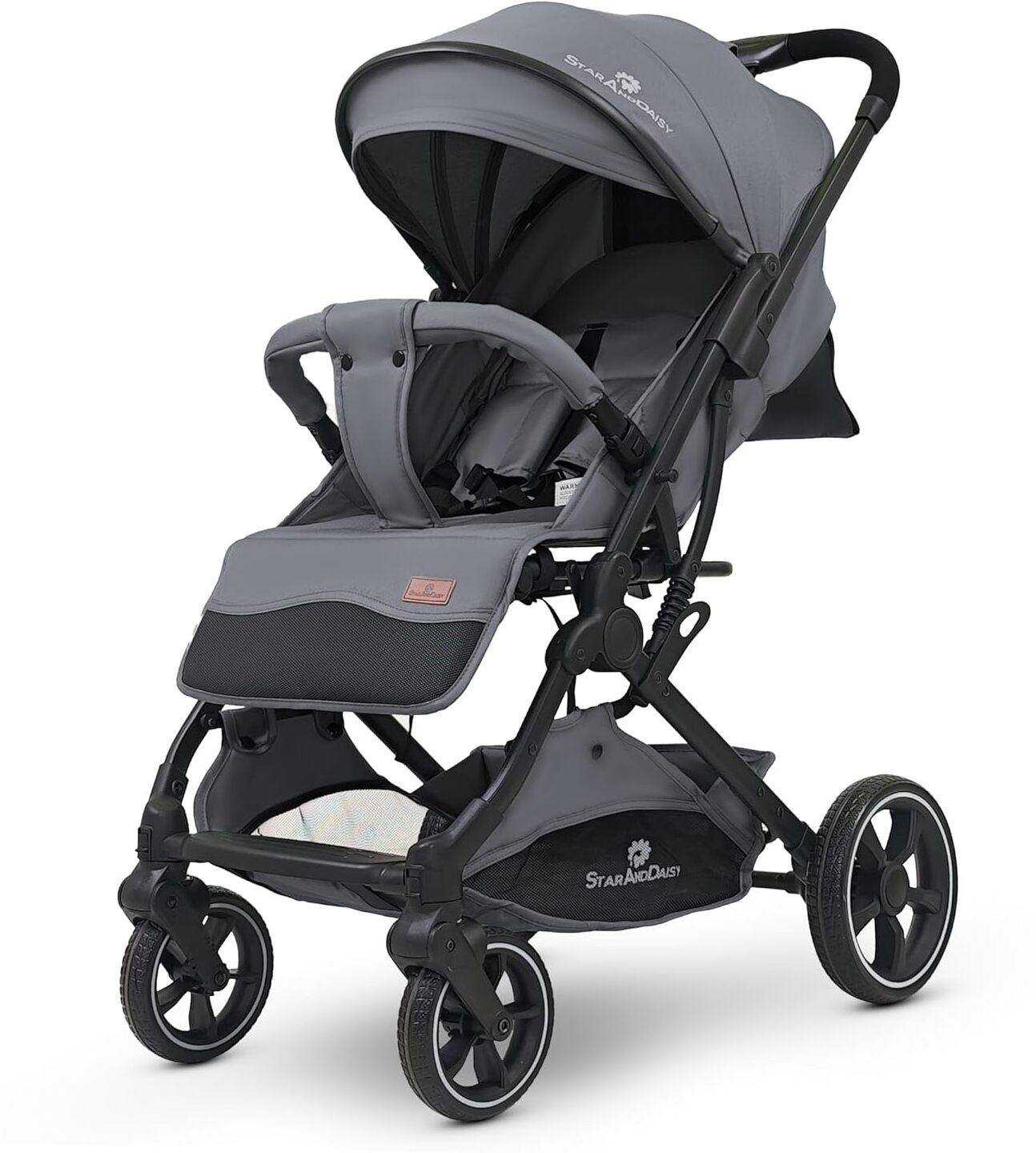 staranddaisy Baby Stroller with Large Food Tray, Easy Adjustable Seat Stroller-picture-32