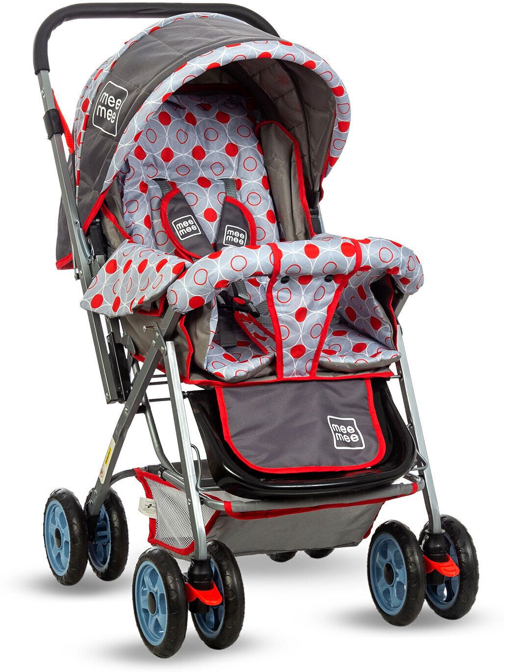 meemee Little Explorer Baby Stroller for 0-3 Years, Baby & Kids, 5 Point Safety Harness Pram-picture-21