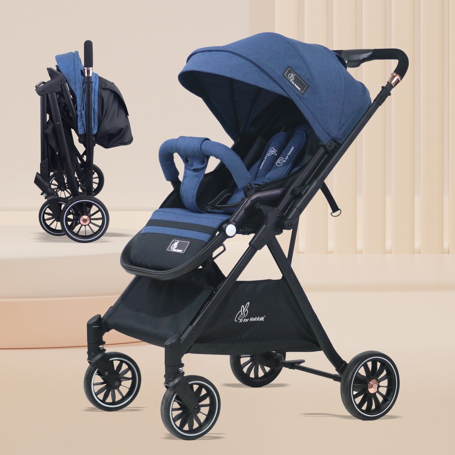 r for rabbit Street Smart Nova Quick Fold Stroller for Kids/Babies 175 degree recliner Stroller-picture-14