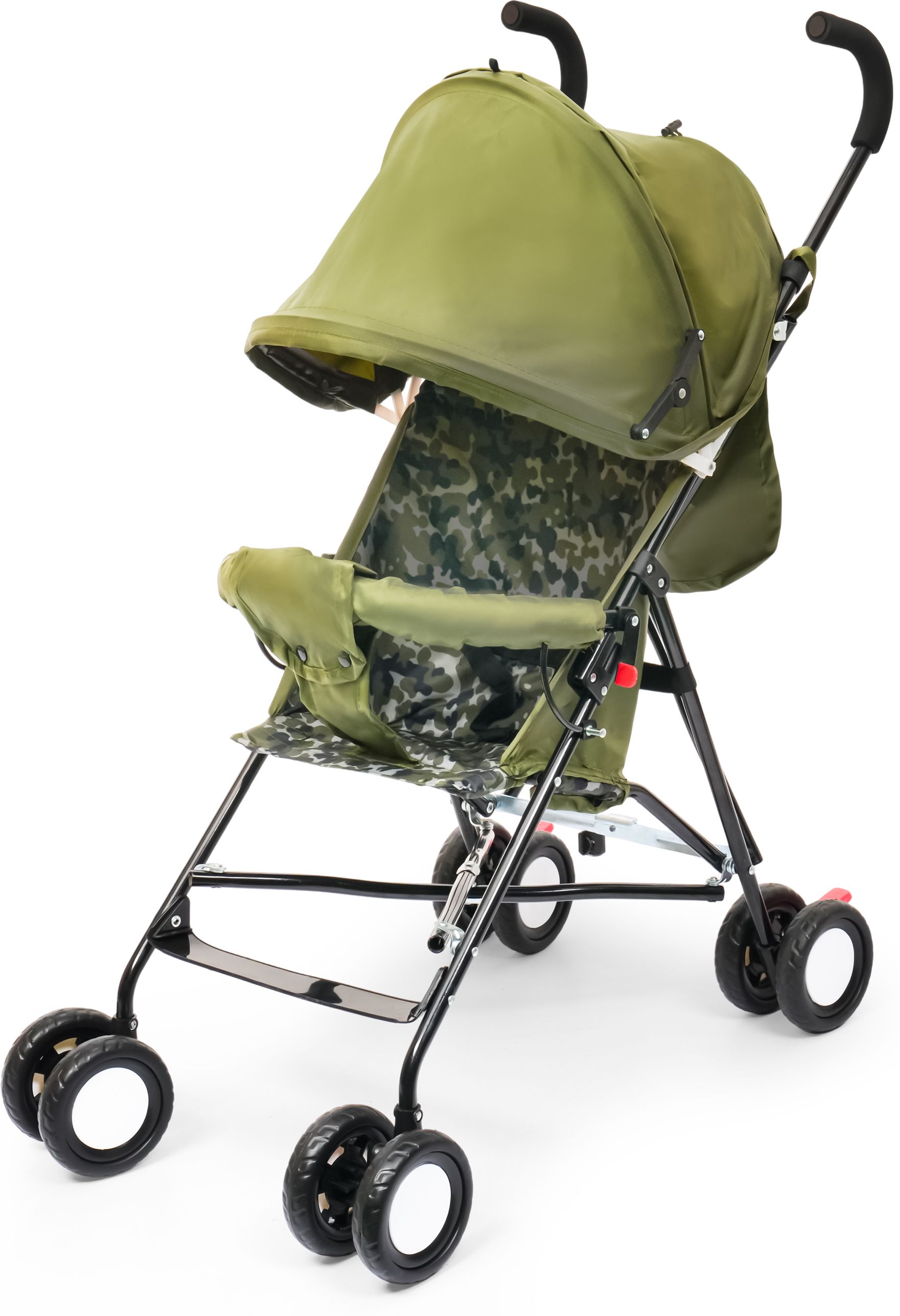 v house magic Lightweight Baby Stroller with Adjustable Folding Canopy and Safety Harness Pram-picture-43