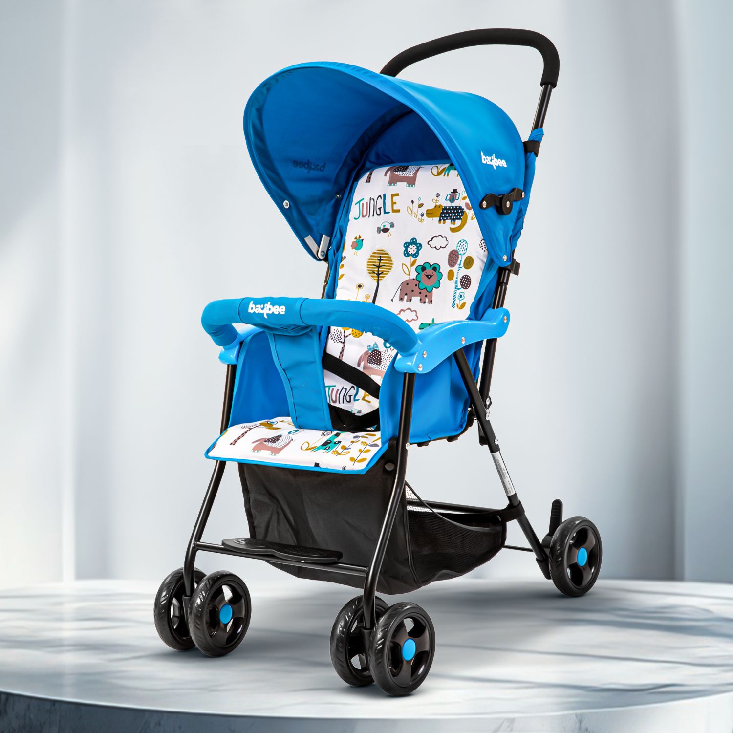 baybee Canopy Baby Stroller/Pram for kids 5 Point Safety harness with 2Recline Position Stroller-picture-18