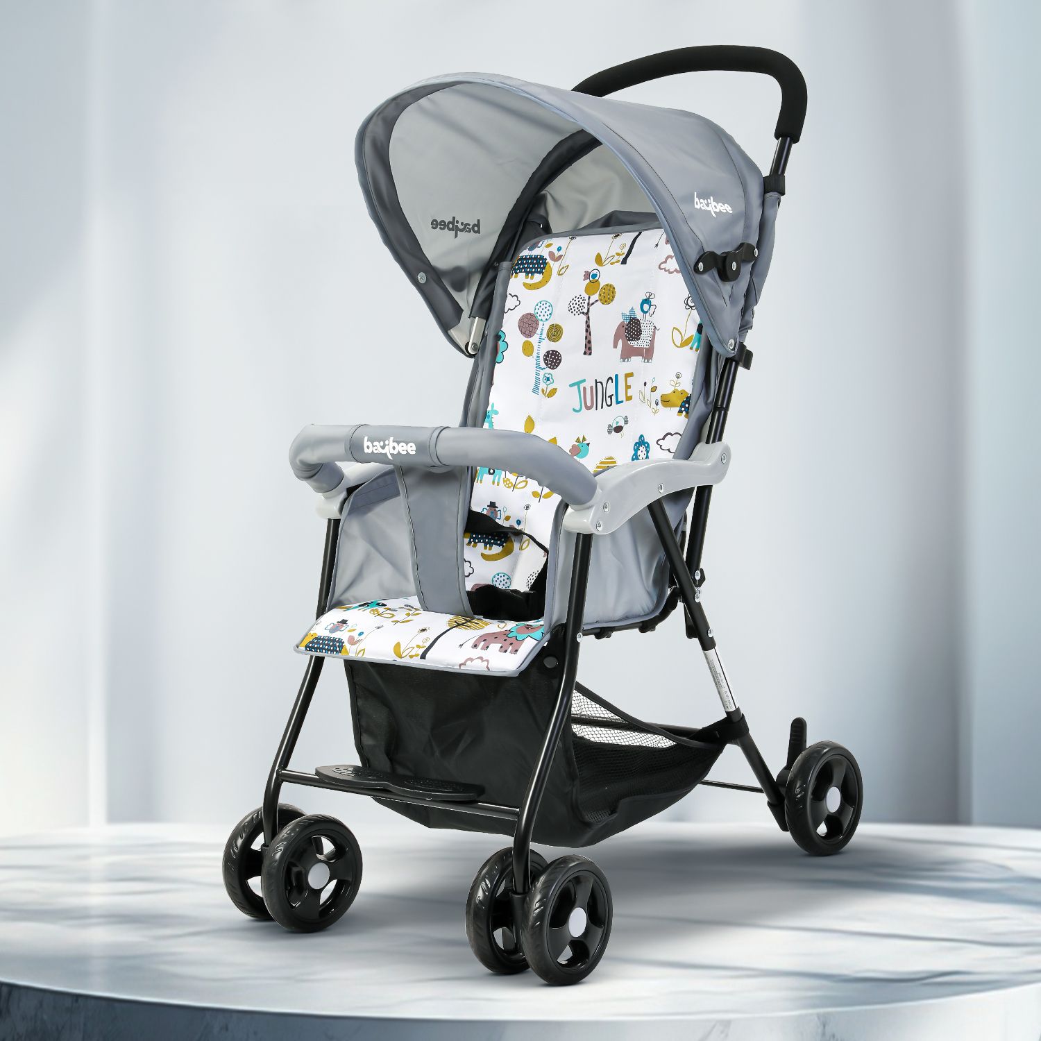 baybee Baby Stroller Pram with Canopy, Parent Handle, Adjustable Seat, and Safety Belt Stroller-picture-17