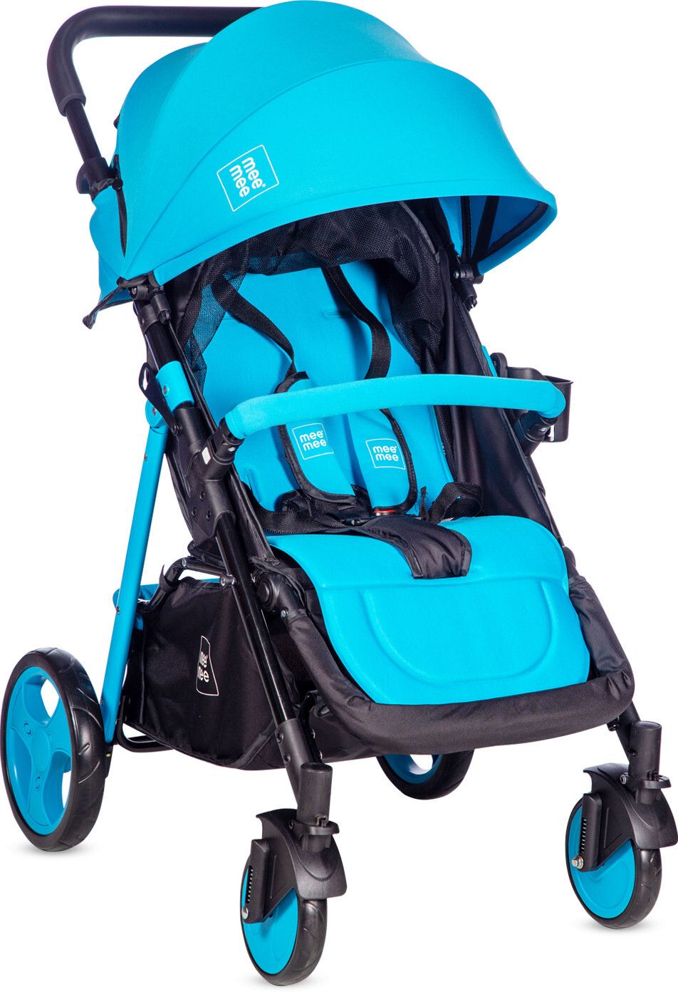 meemee Premium Baby Pram with Reversible Handle,Locking Wheels,for 0-3 Years Baby/Kids Pram-picture-15
