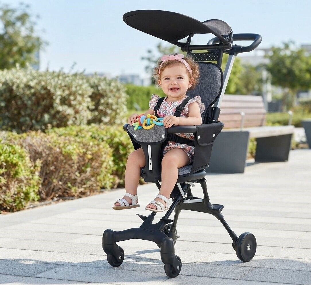 Baby Stroller, Infant Lightweight Travel Stroller, Folding Travel Cabin Stroller-image-2