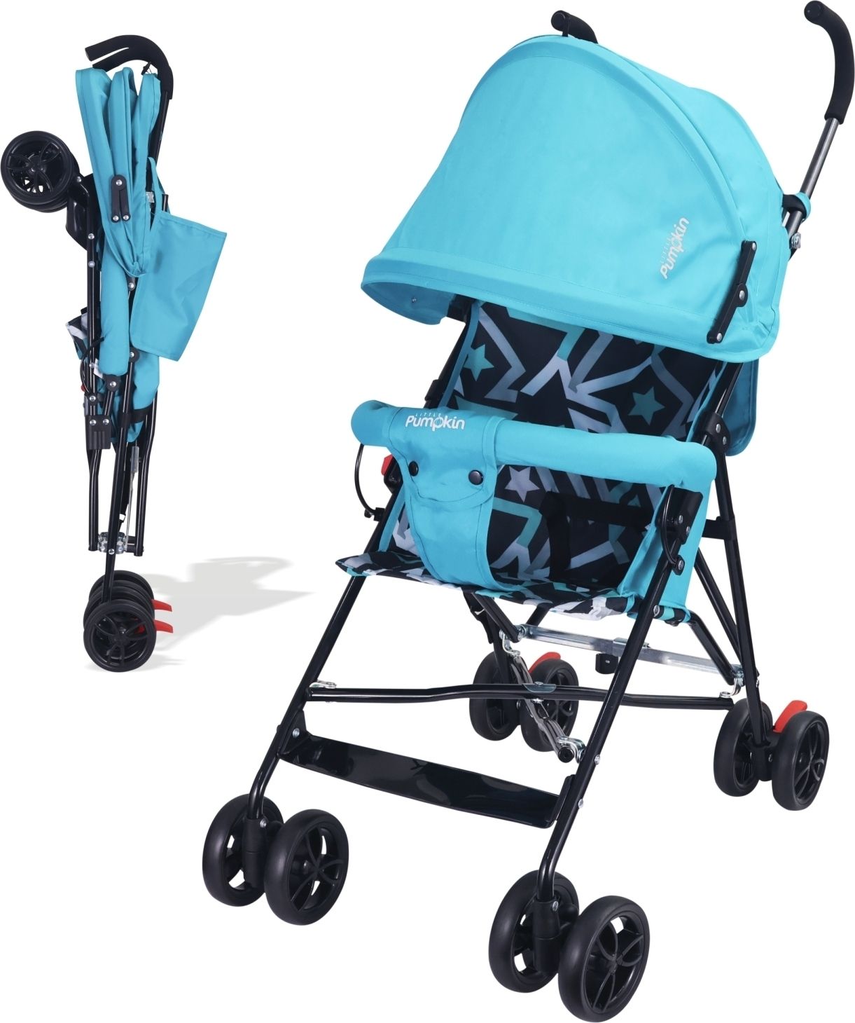 Kiddie Kingdom Baby Stroller Buggy – Stroller (Blue) Buggy-image-16