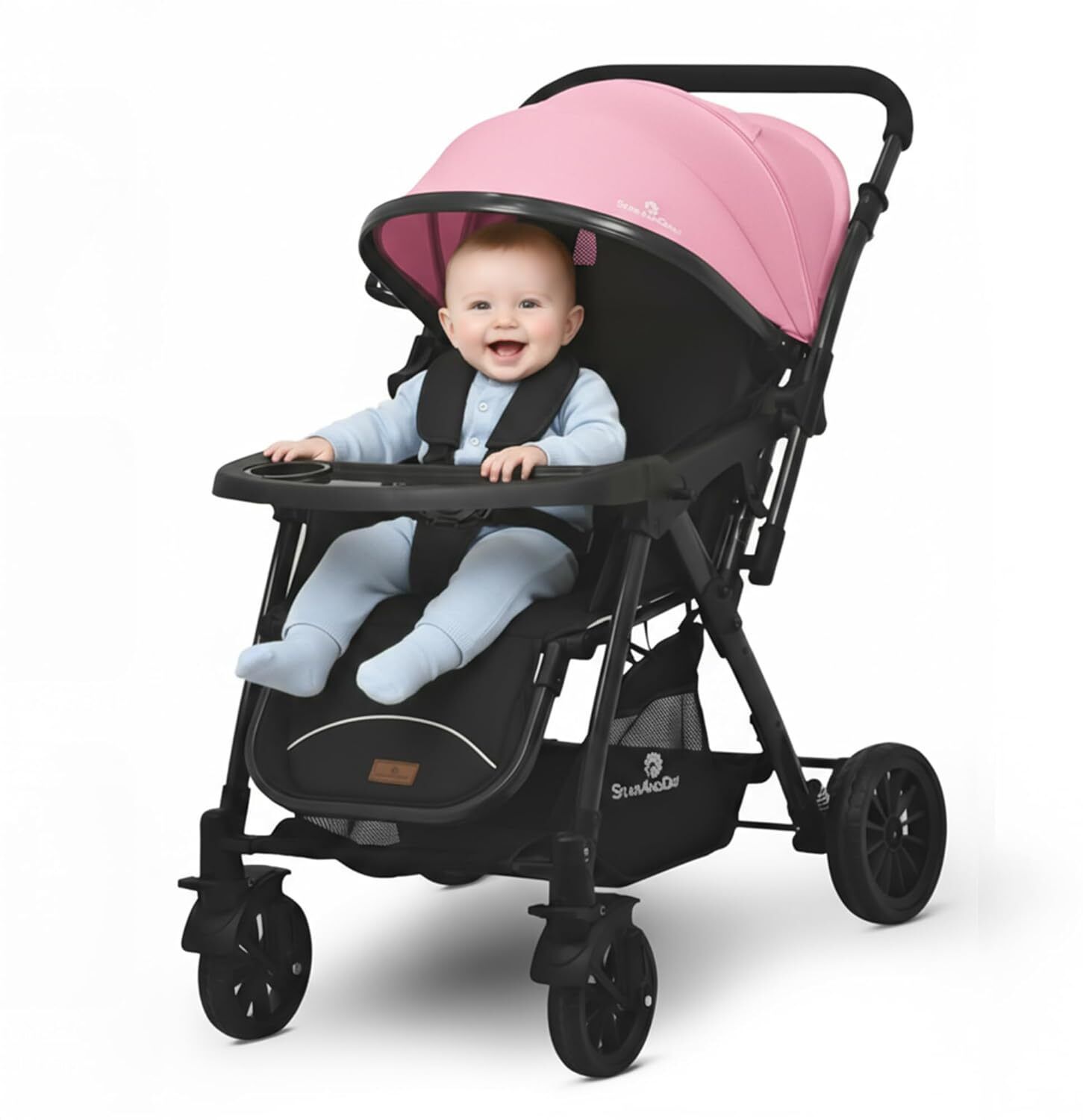 Baby Stroller for 0-3 Years Bosy & Girls | Babay Stroller & Pram Stroller Stroller-image-35