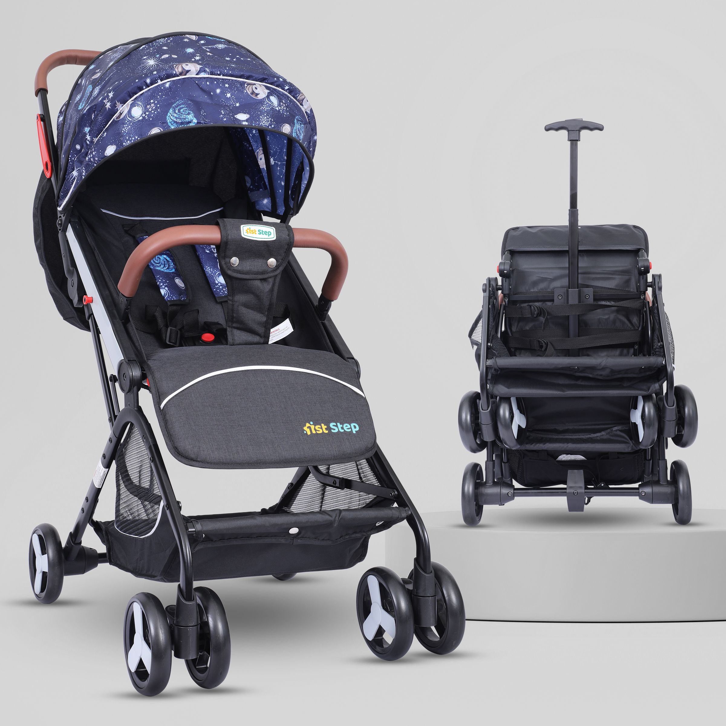 1st step Aura Stroller With Portable Travel Friendly Trolley And Compact Fold Stroller-picture-34