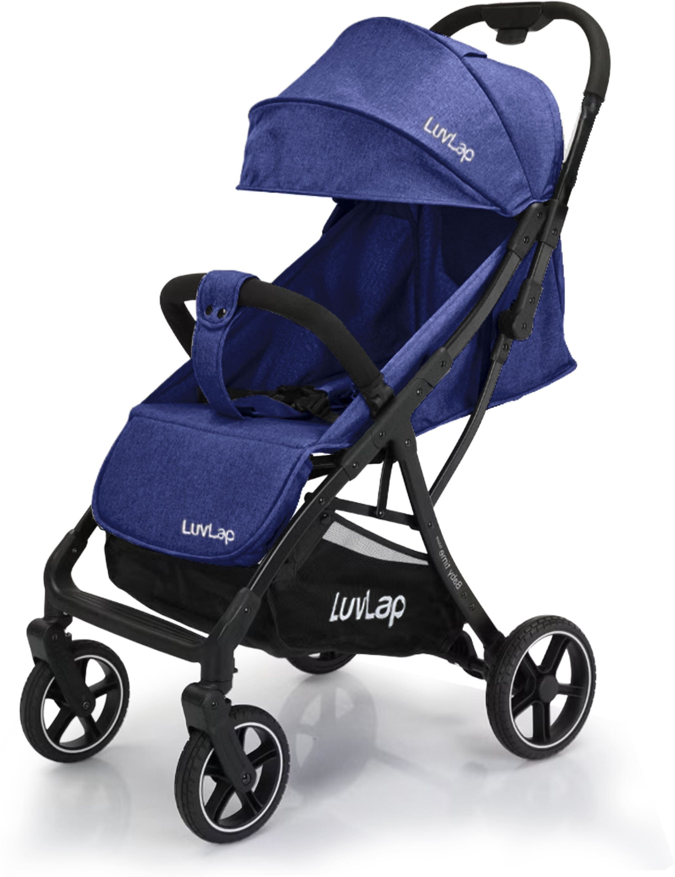 luvlap Regency Baby Stroller & Pram 0–3 Yrs | 5-Point Harness |Easy Fold | Large Basket Stroller-picture-27