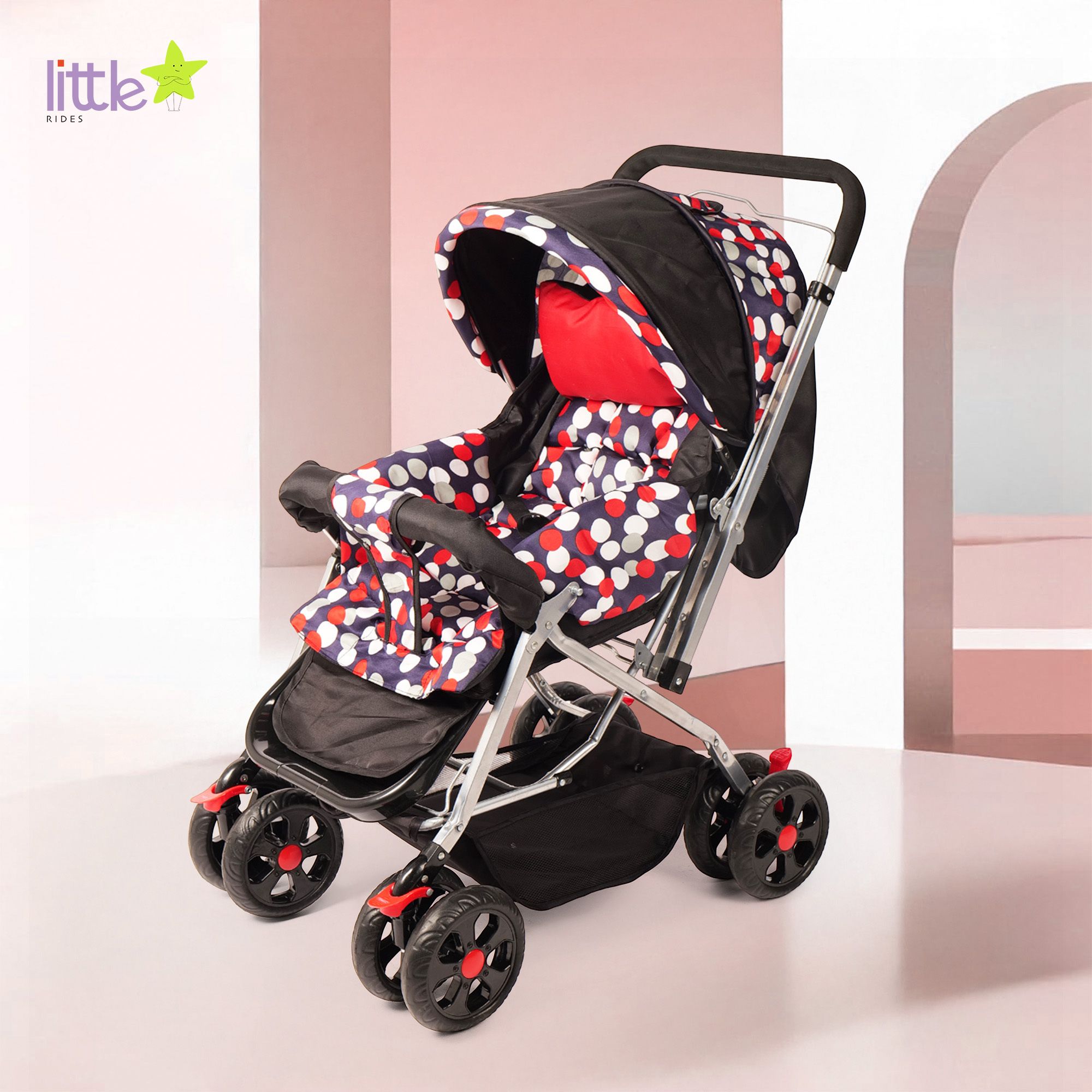 Explorer Baby Stroller New Born/Kids, with Safety Belt, 360 Swivel Wheel Stroller-image-16