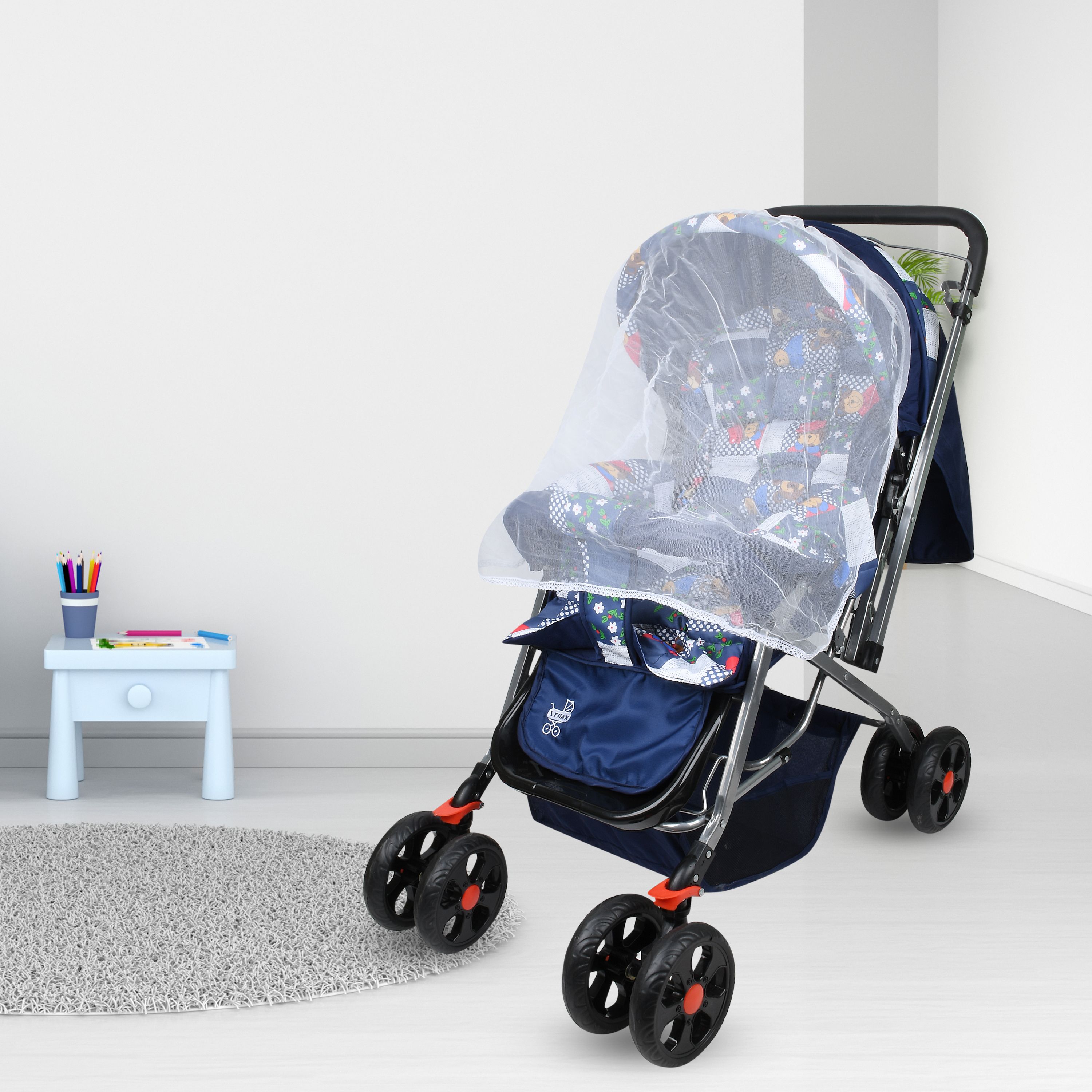 Sunshine Stroller/Pram, Easy Fold, for Newborn Baby For Pram Pram-image-11