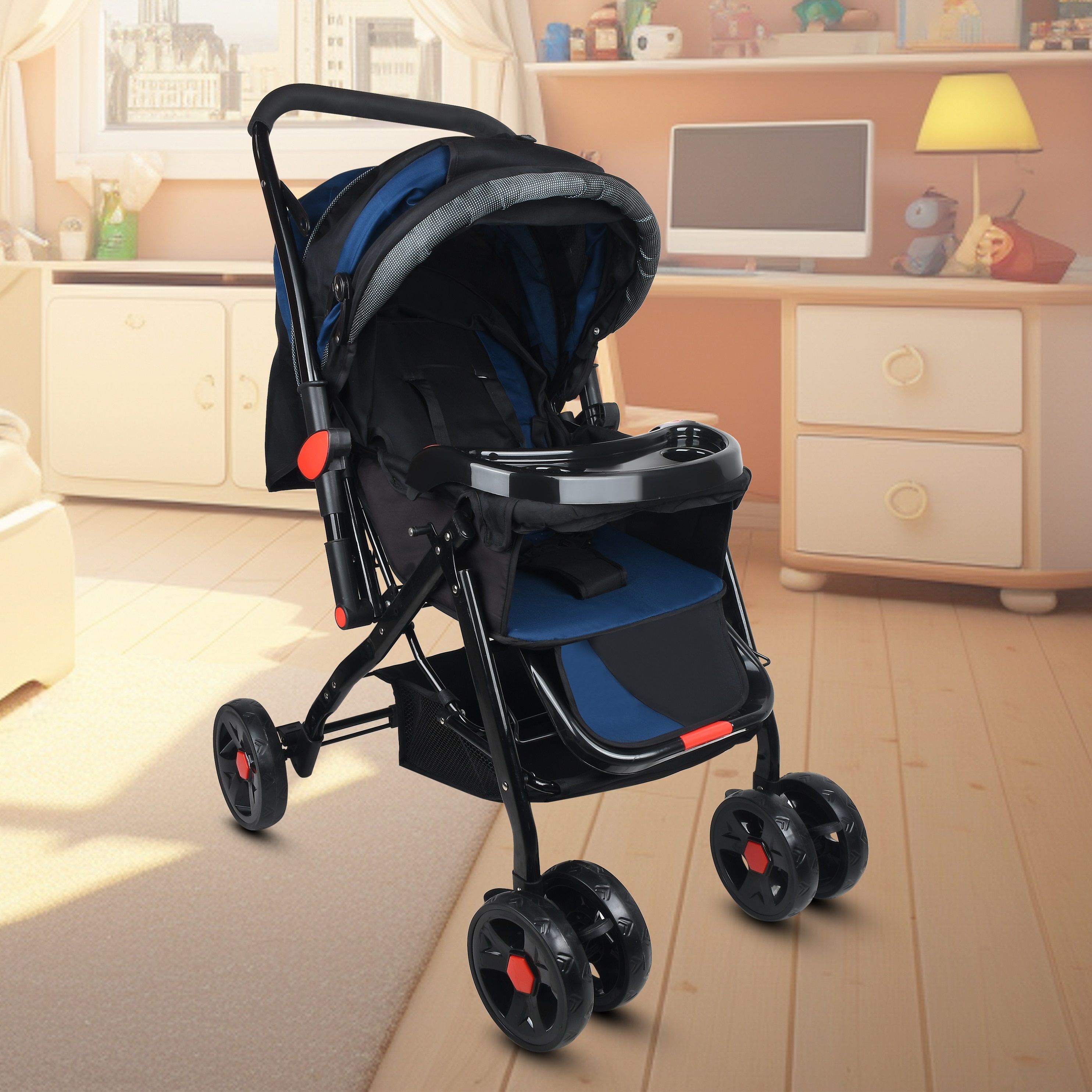 toyshoppee twin baby pram/Stroller,easy fold ,for new born baby/kids,0-3 years. Pram-picture-12