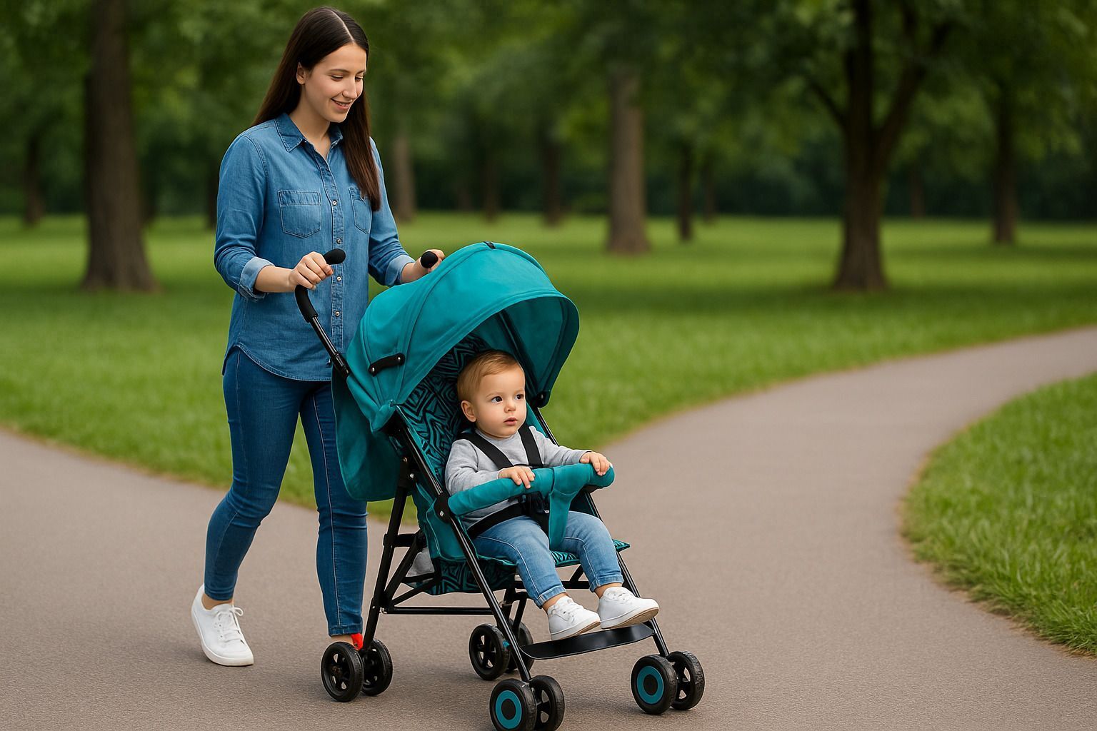 gripzo Ultra Multi-Adjustment Stroller PRAM446 Pram-picture-32