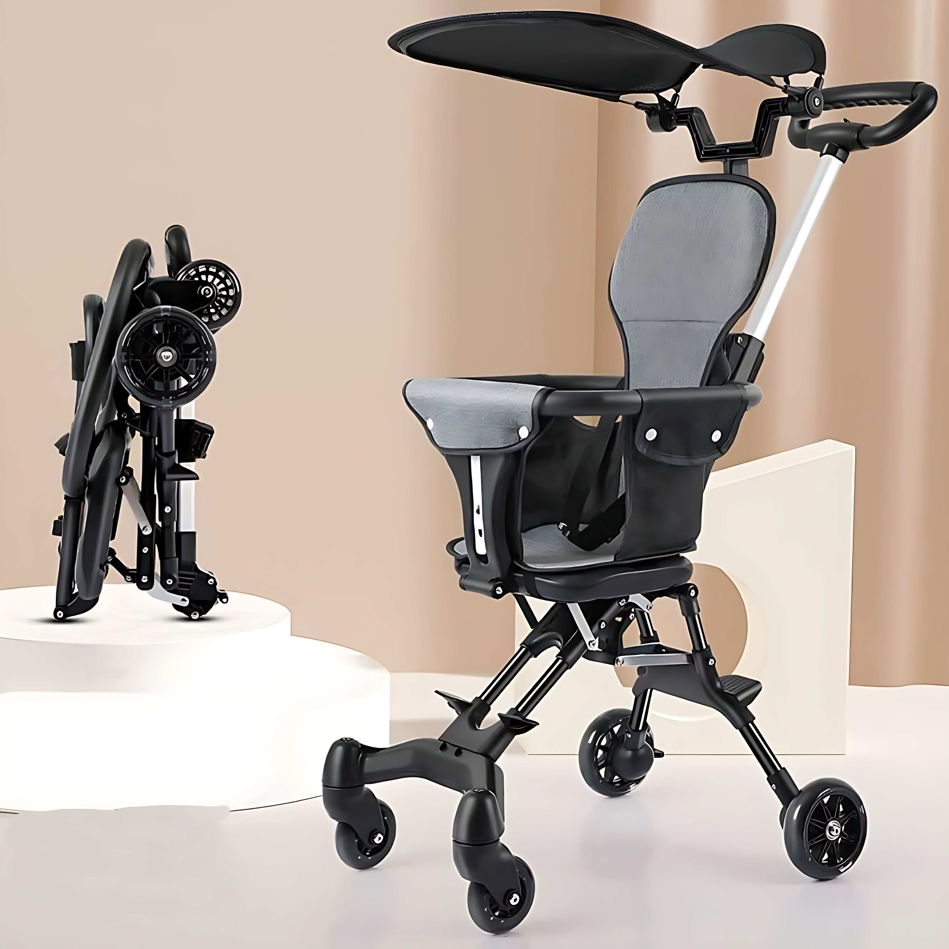 gripzo Ultra Multi-Adjustment Stroller PRAM434 Stroller-picture-28