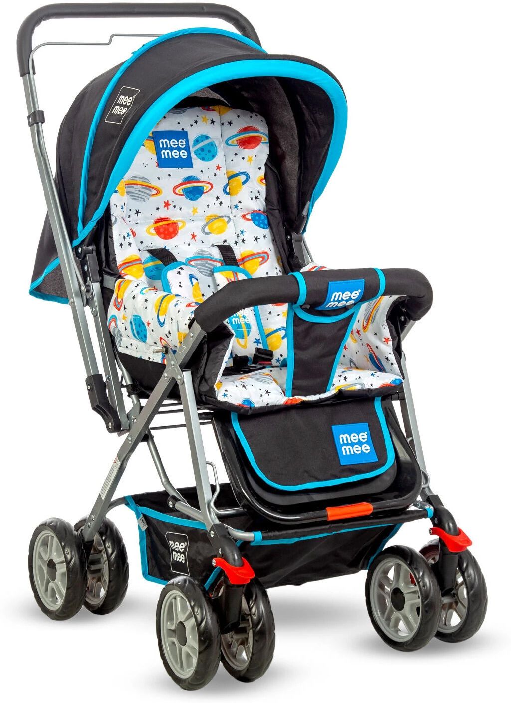 meemee Little Explorer Baby Stroller for 0-3 Years, Baby & Kids, 5 Point Safety Harness Pram-picture-33