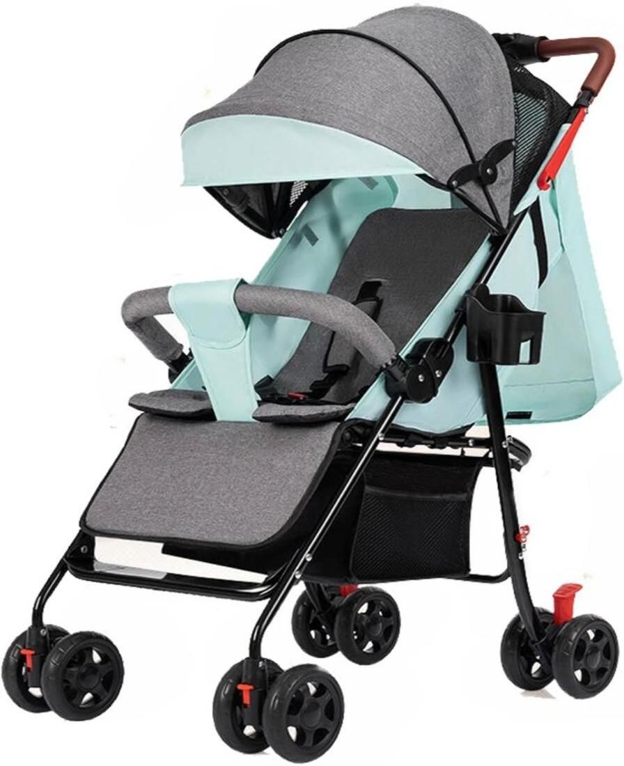 Joy Ride Baby Stroller with Recline, Storage Basket & Safety Belt Stroller-image-17