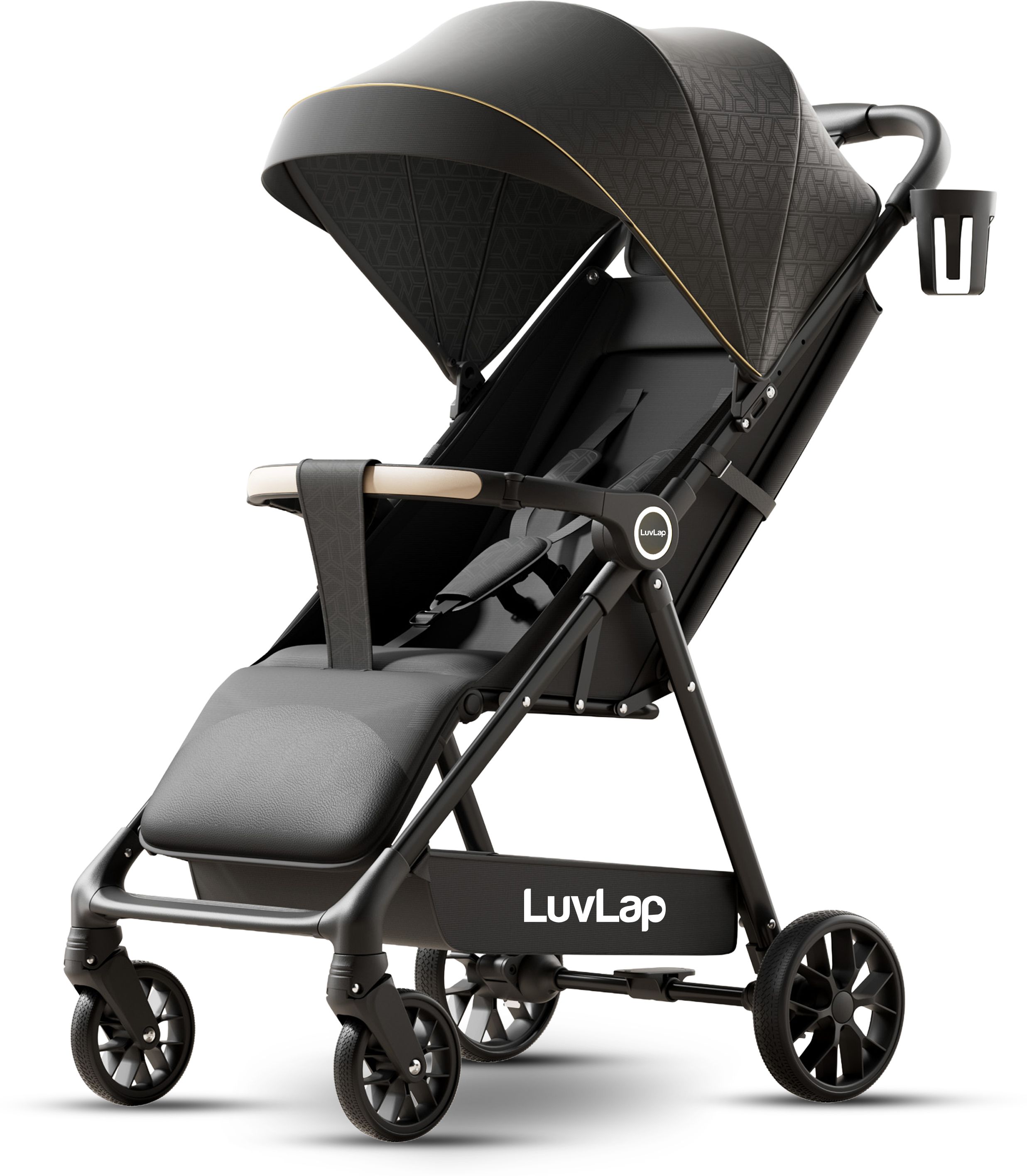 Comfy Baby Stroller & Pram for 0–3 Years 5-Point Harness 360° Wheels Easy Fold Stroller-image-13