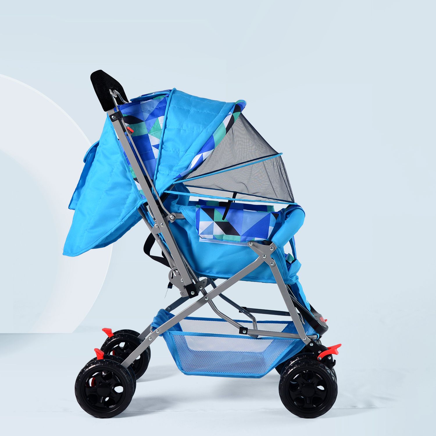 angels & mice WonderCruise – Aqua Mosaic Pram-picture-39