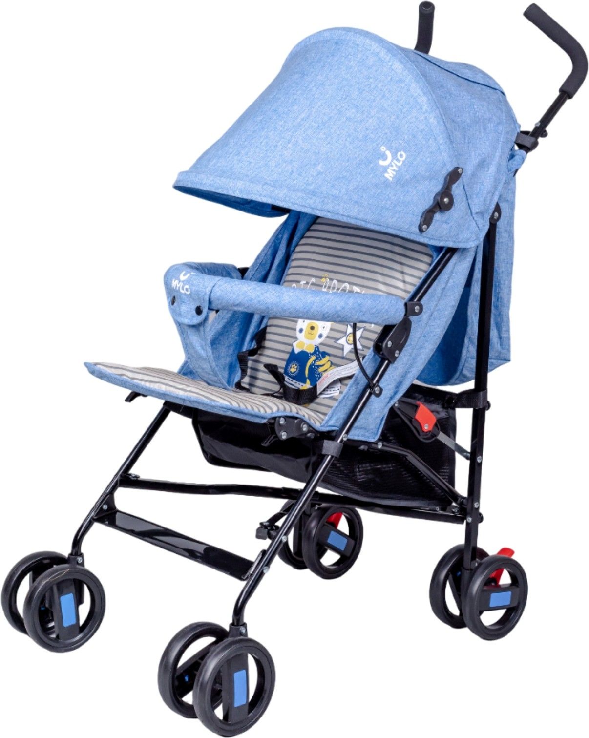 mylo Baby Buddy Ultra-Light Stroller, 360� Front wheel Swivel function, Umbrella fold Stroller-picture-38