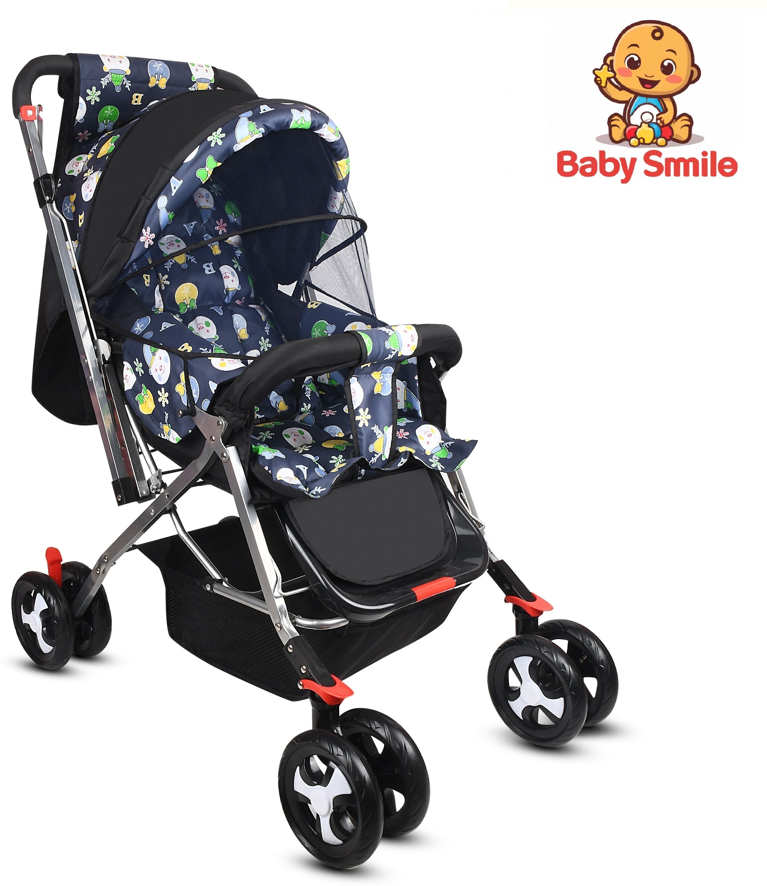 baby smile baby pram Stroller,easy fold ,for new born baby kids,0-3 years. Twin Strollers & Prams-picture-31