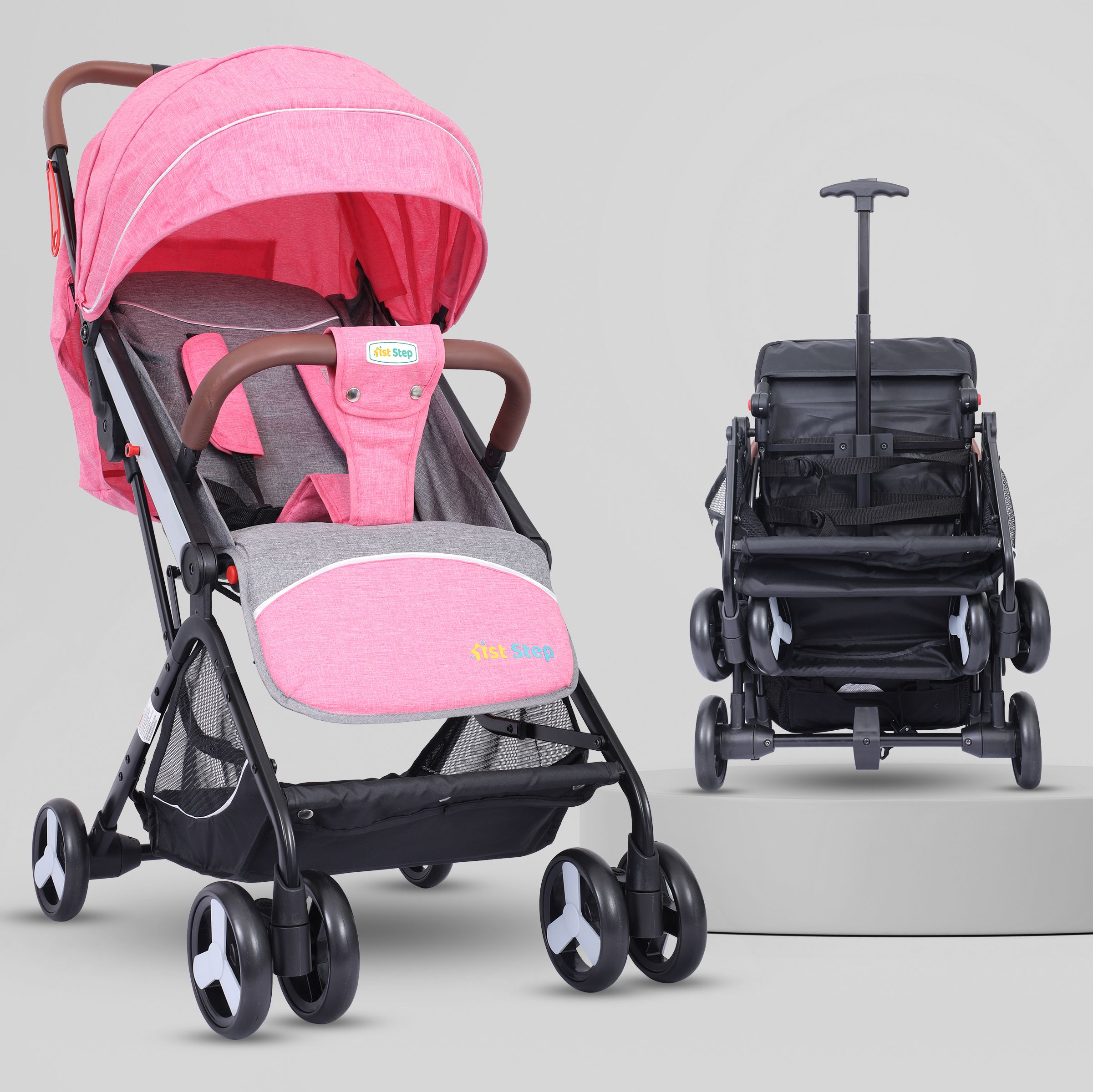 1st step Aura Stroller With Portable Travel Friendly Trolley And Compact Fold Stroller-picture-44