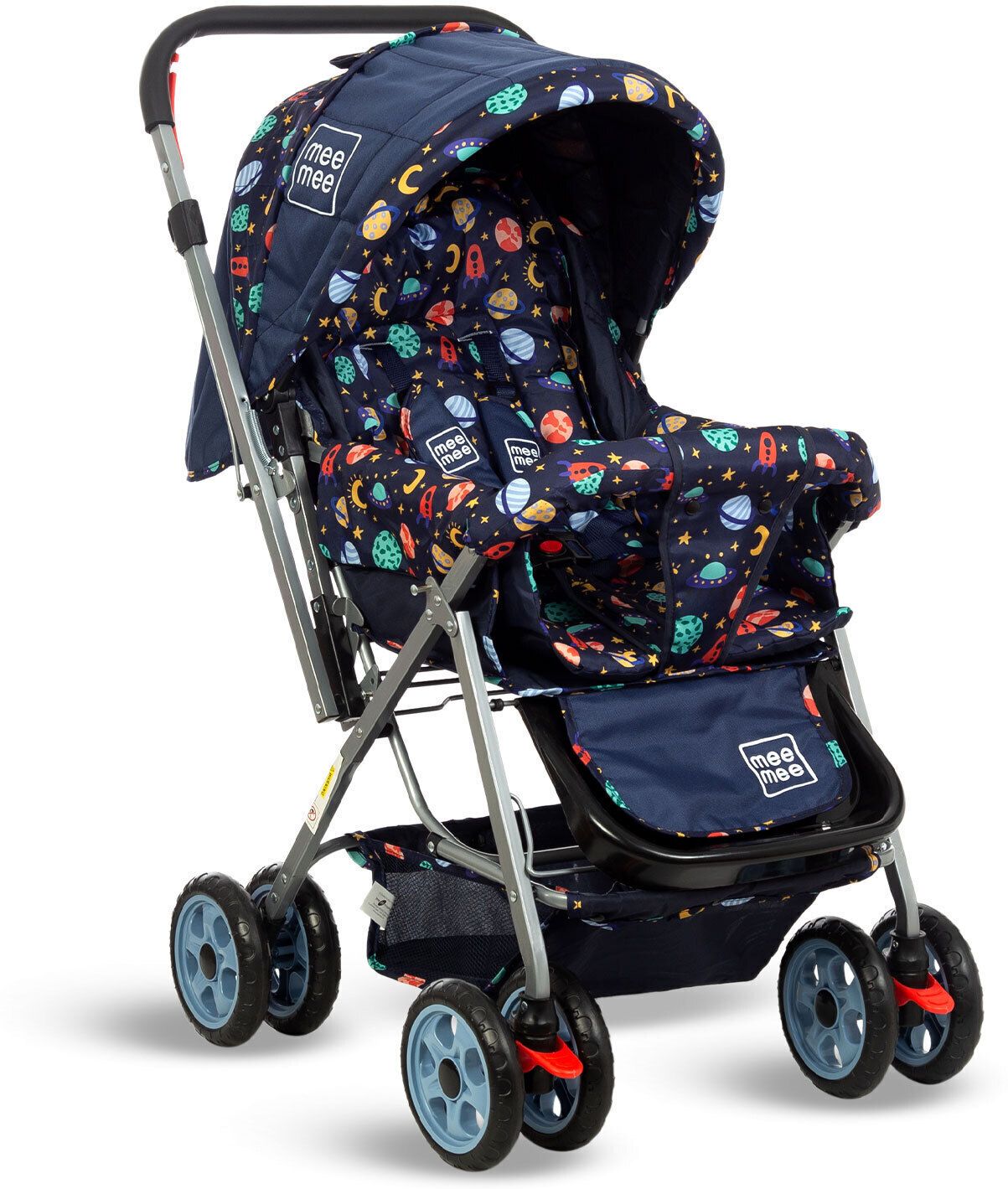 meemee Little Explorer Baby Stroller for 0-3 Years, Baby & Kids, 5 Point Safety Harness Pram-picture-41