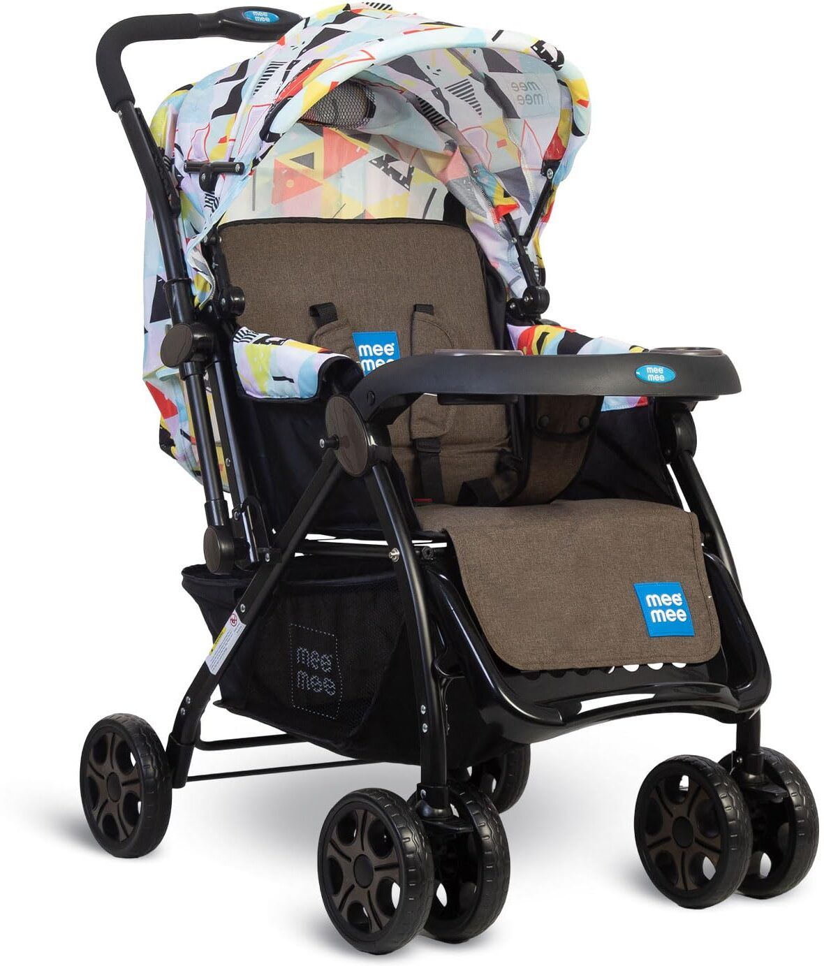 meemee Cozy Cruise Baby Stroller for 0-3 Years, Baby & Kids, Safety Harness & Basket Pram-picture-42