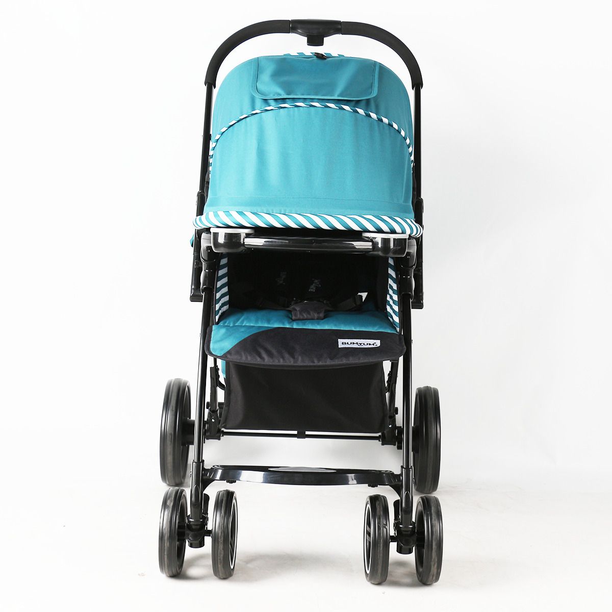 bumtum Premium Baby Stroller/Pram 360°Swivel Wheel Storage Basket,Reversible Handlebar Stroller-picture-37