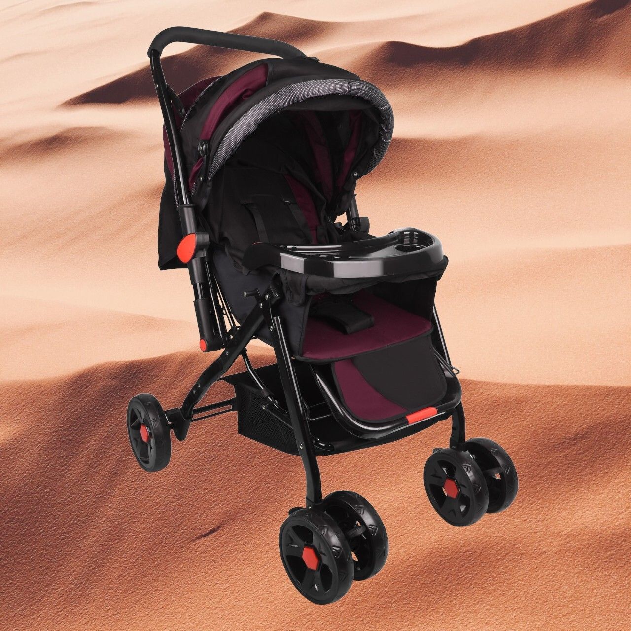nexova baby pram/Stroller,easy fold ,for new born baby/kids,0-3 years. Pram-picture-26