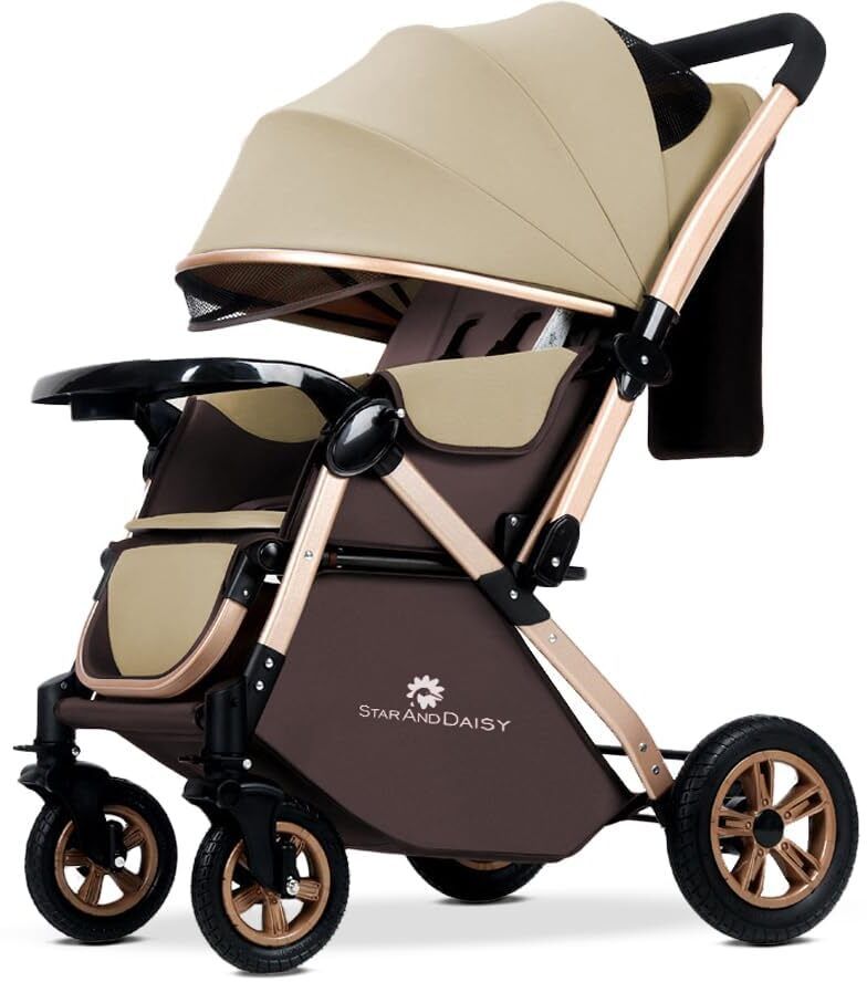 Multi-Purpose, Multi-Adjustment Stroller pram Travel Friendly Stroller-image-37