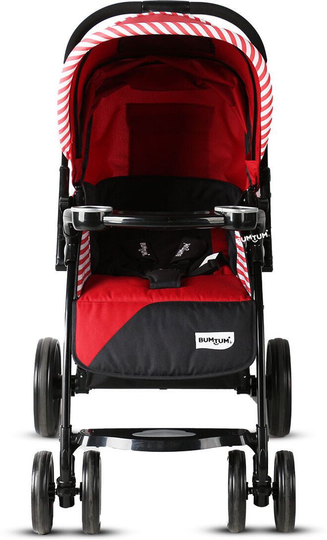 bumtum Premium Baby Stroller/Pram 360°Swivel Wheel Storage Basket,Reversible Handlebar Stroller-picture-38