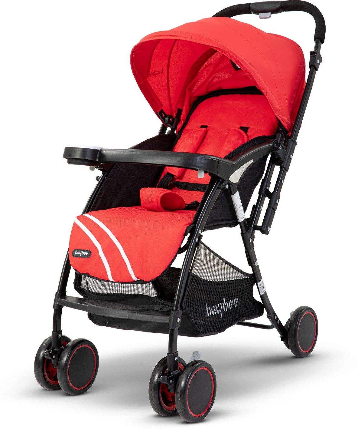 Portable Baby Stroller for Babies with 2 Recline Position Seat, Canopy, Infant Stroller-image-41