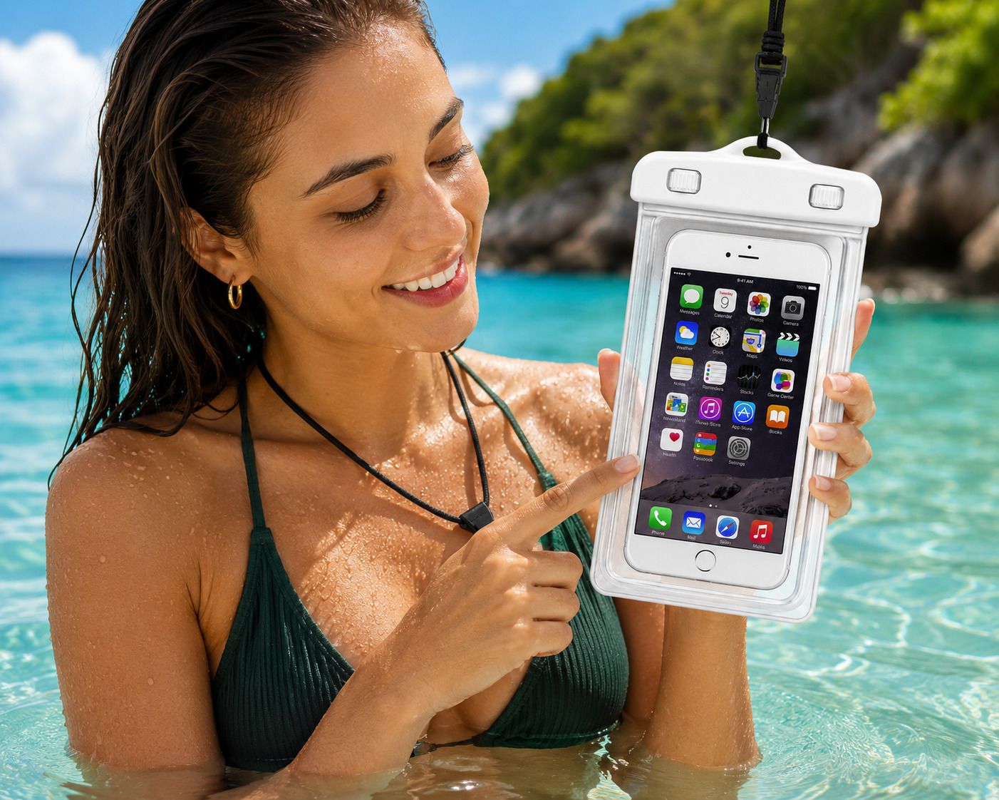 AquaShield Waterproof Mobile Pouch for All Smartphones Racquet Carry Case/Cover Free Size-image-22