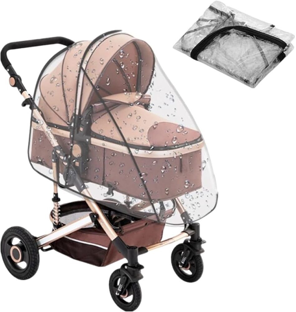 Universal Baby Stroller Shield Windproof EVA Cover Stroller Rain Cover