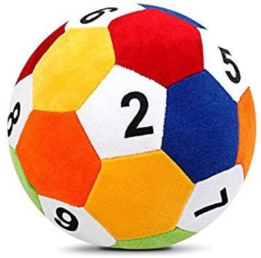 multicolor number-learning plush soft ball 30cm - 20 cm-image-0