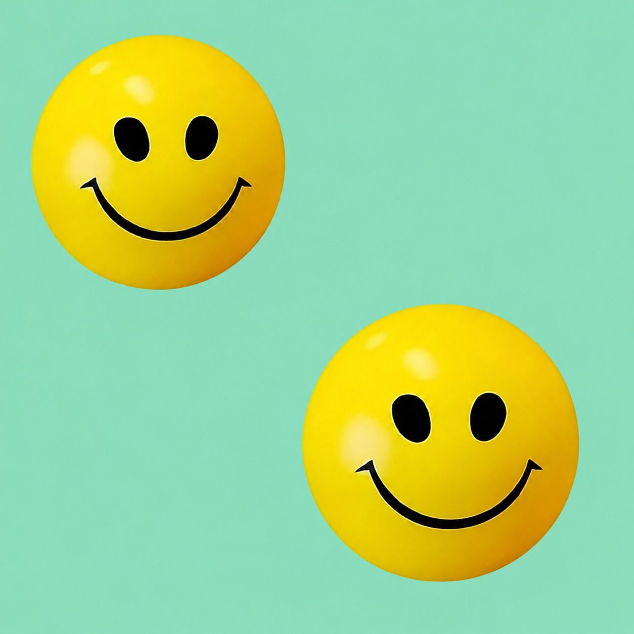 Cute Funny Face Squeeze Stress Foam Ball - Set of 2 - 7 cm-image-26