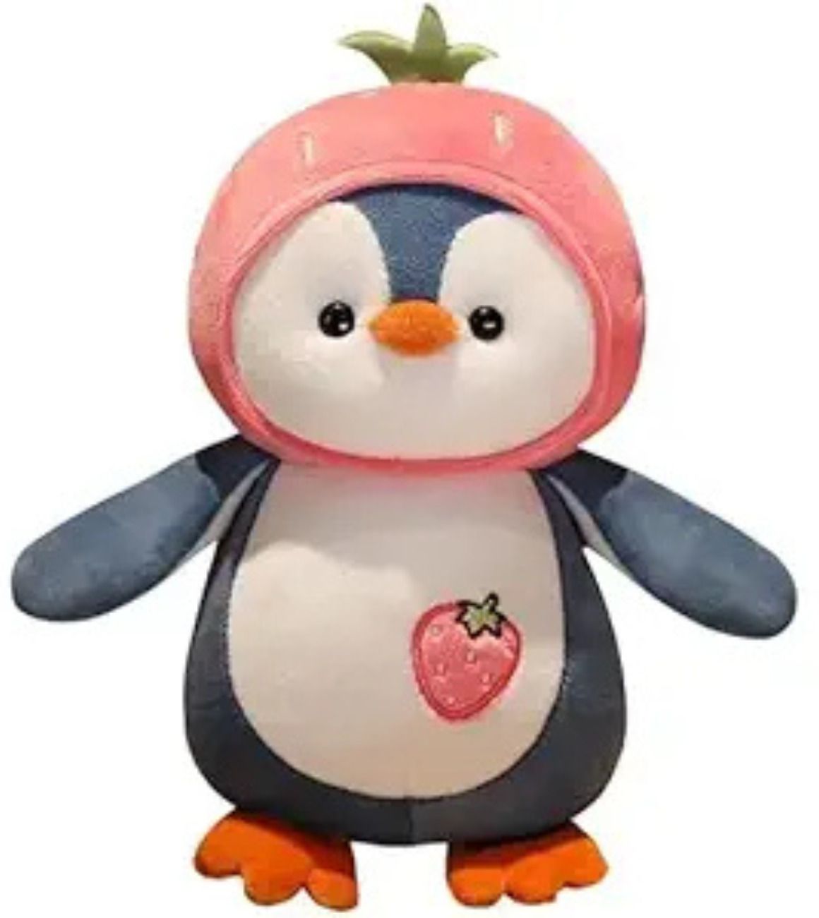Soft Toy Fruit Penguin Adorable Plush with Strawberry Outfits - 20 cm-image-37