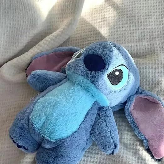Stitch Cartoon Teddy Bear Gray with Integrated Hot Water Bag - 27 cm-image-48