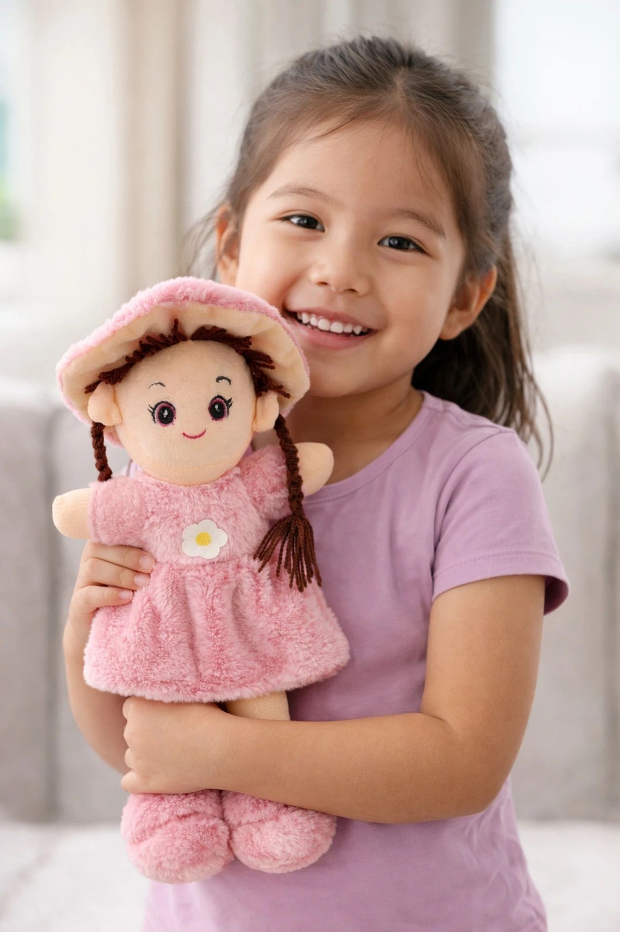 hellobear Premium Quality Pink Cute Soft Doll Plush For Baby_A AB1141 - 40 cm-picture-15