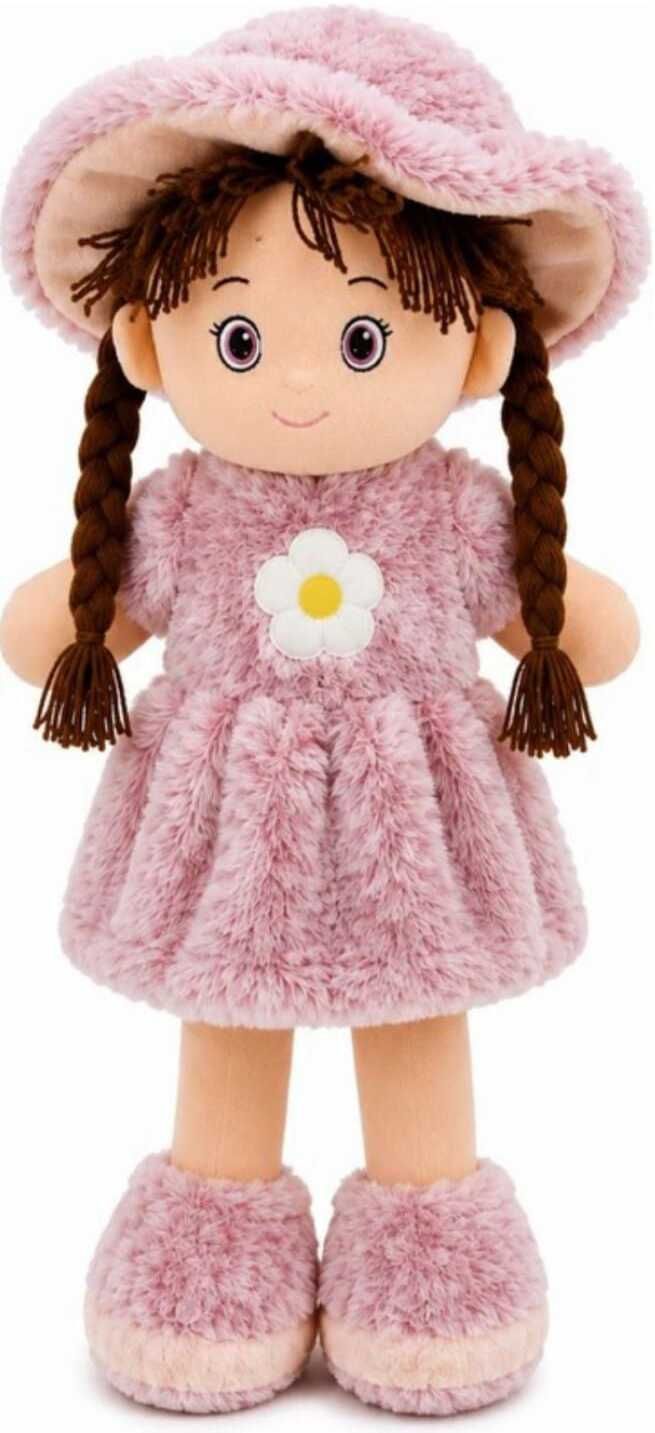 Soft Plush Doll With 2 Shade Dress &Hat-40 cm - 40 cm-image-35