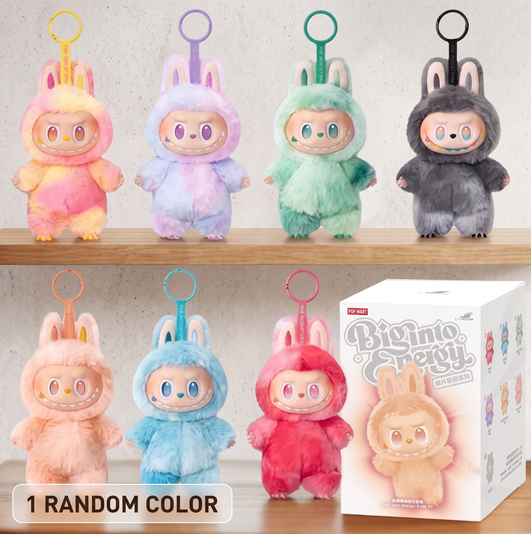 tfh labubu Labubu The Monsters Excited Macarons Vinyl Plush Doll (Pack of 1) - 17 cm-picture-37