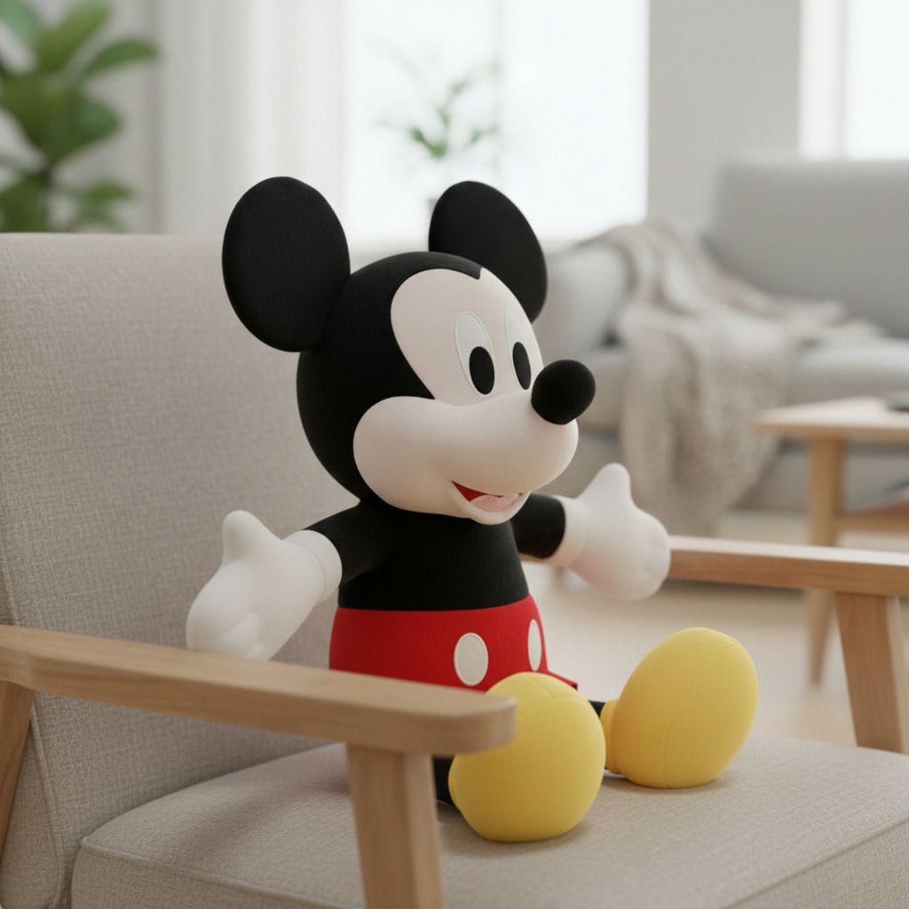 jr jack & rose Red Mickey Cuddle Buddy - 30 cm-picture-12