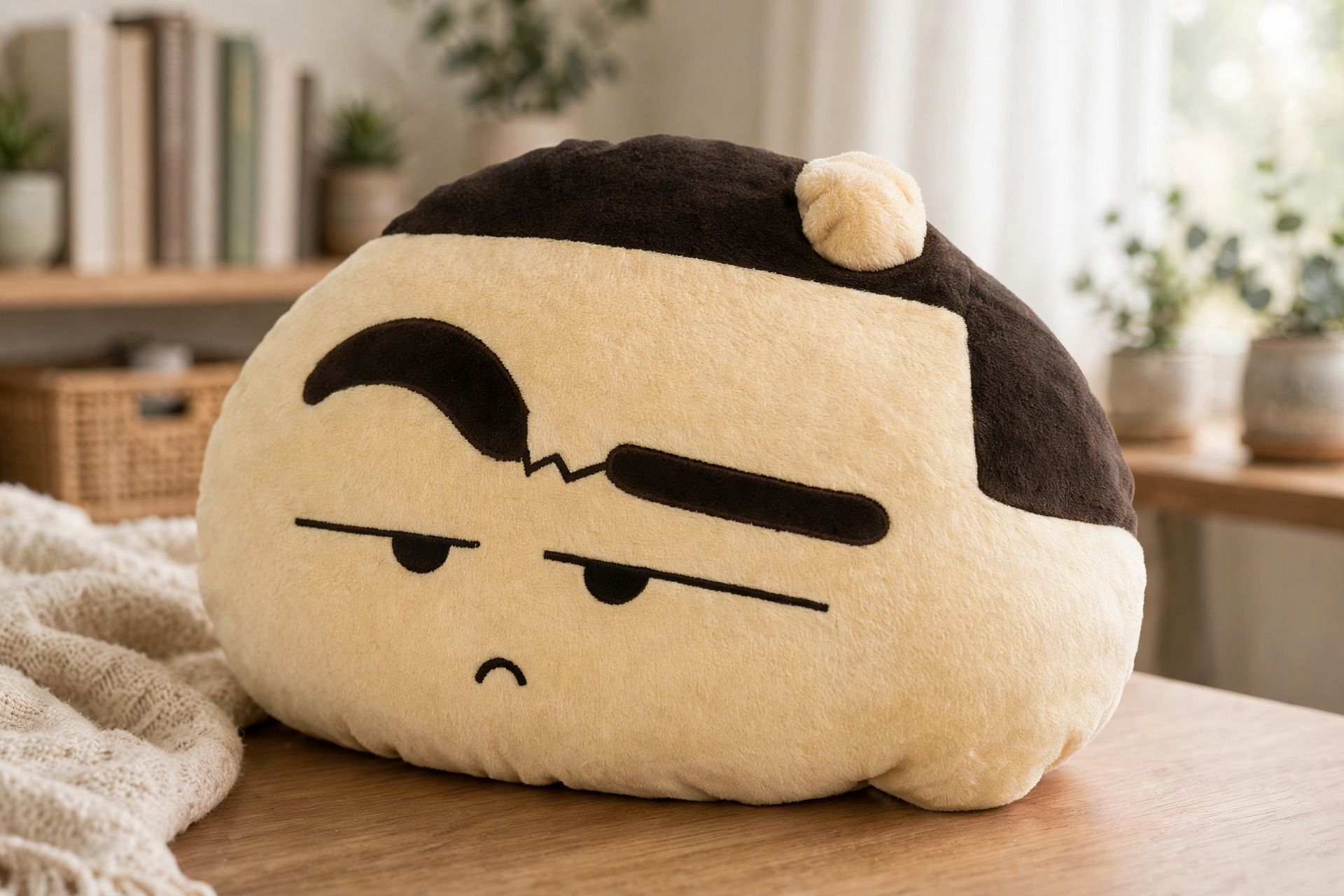 Cartoon Shinchan Cushion for Home Decor - 35 cm-image-44