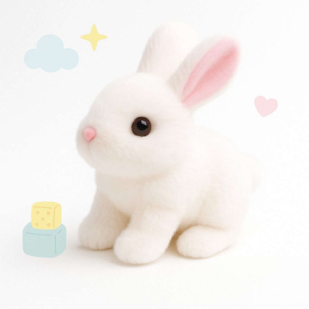 Hopping Walking Bunny Toy with Sounds,Jumping Wiggling Ears Rabbit Toy for Kids - 18 cm-image-19