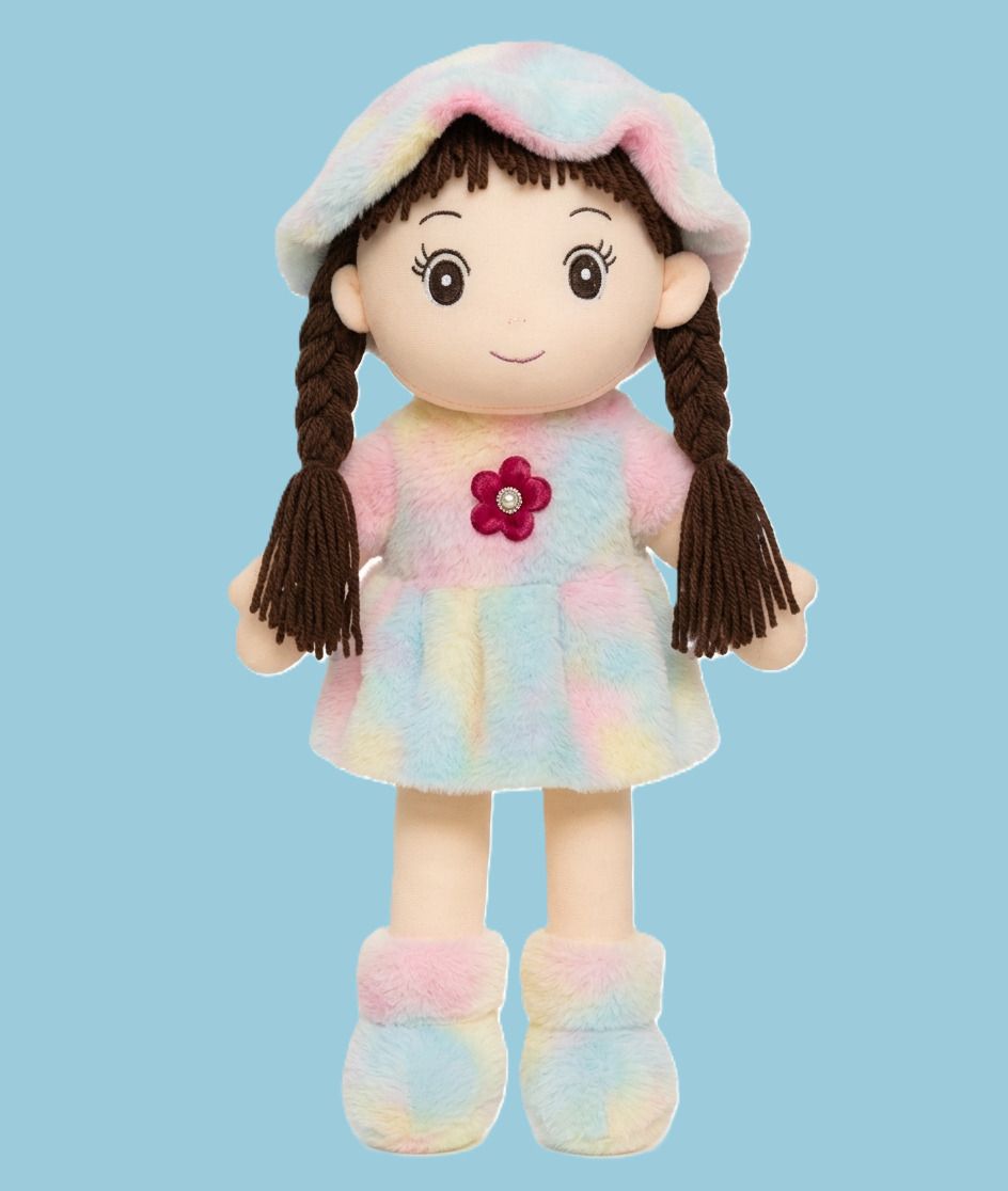 Cute Colorful Soft Rainbow Plush Doll For Kids Playtime - 45 cm-image-43