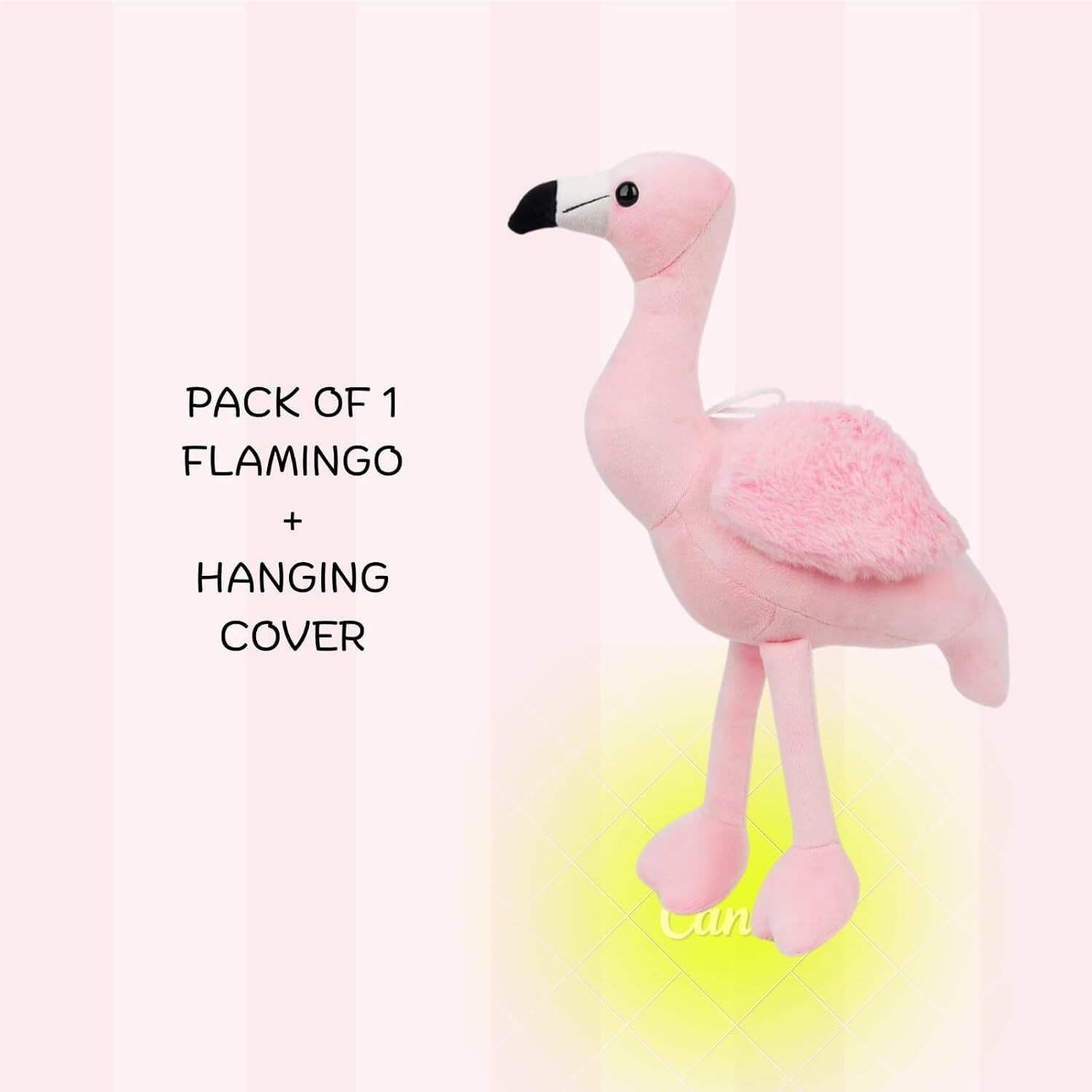 jr jack & rose Pink Flamingo Plush Toy - 30 cm-picture-34