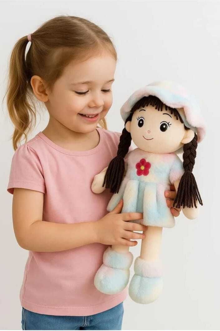legal love Rainbow cute doll for kids soft toy &Gift toy - 40 cm (Multicolor)) - 40 cm-picture-26