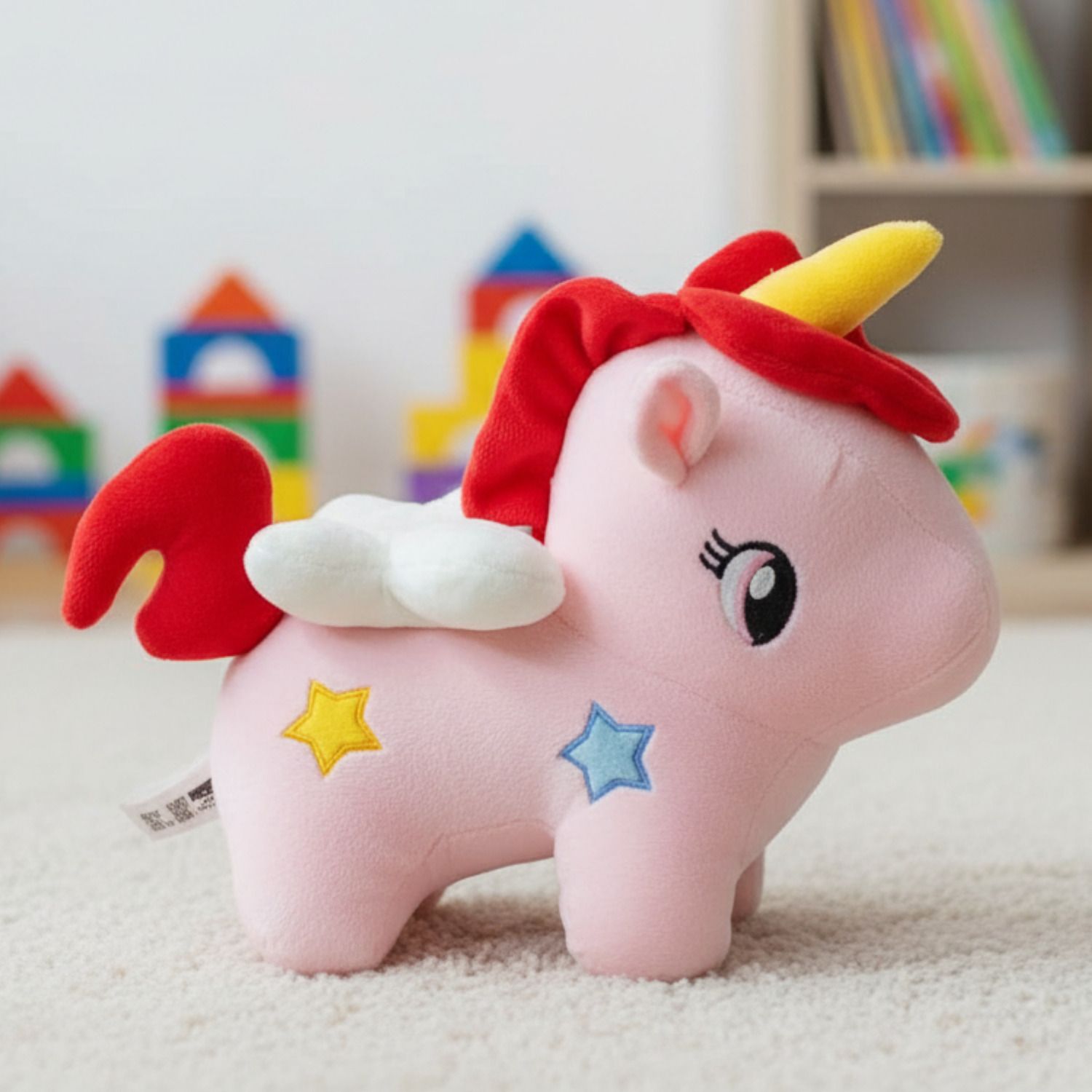Unicorn Soft Toy with Wings – Plush Stuffed Teddy for Baby, Kids & Girls - 30 cm-image-30
